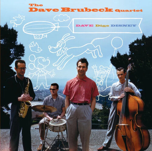 The Dave Brubeck Quartet - Dave Digs Disney LP (Limited Edition, 180 Gram Vinyl, Colored Vinyl, Bonus Tracks, Spain)