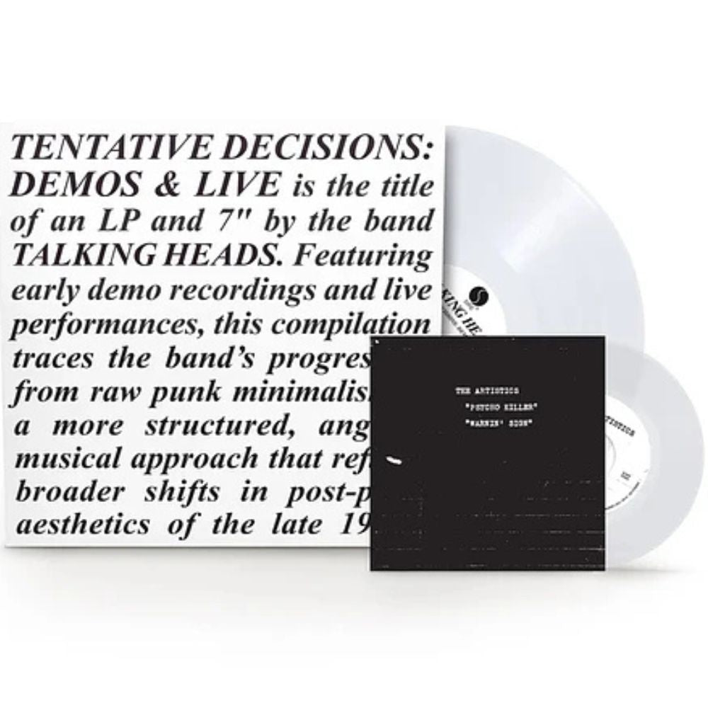 Talking Heads - Tentative Decisions: 1974-1976 - RSD Black Friday 2025 Clear 【Vinyl LP 】