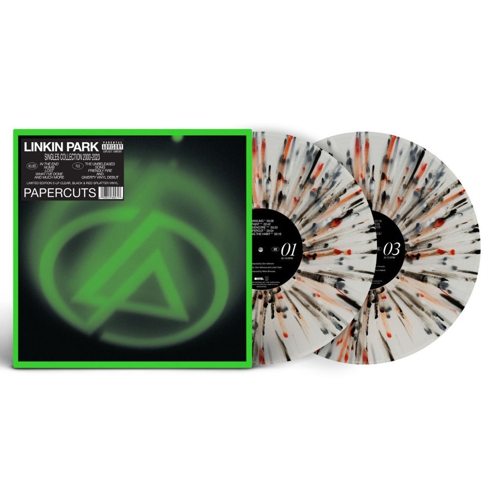 Linkin Park - Papercuts - Black & Red Splatter 【Vinyl LP 】