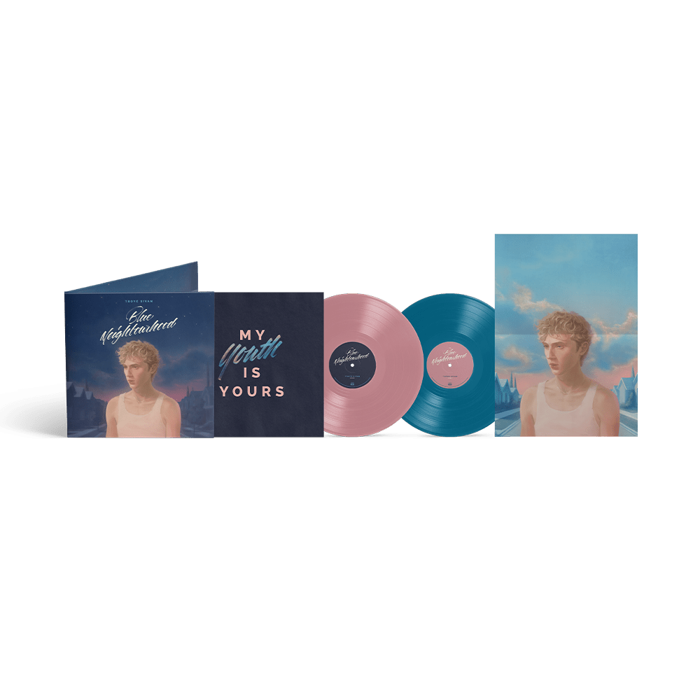 Troye Sivan - Blue Neighbourhood (10 Year Anniversary Edition) - Blue & Pink Vinyl LP Record