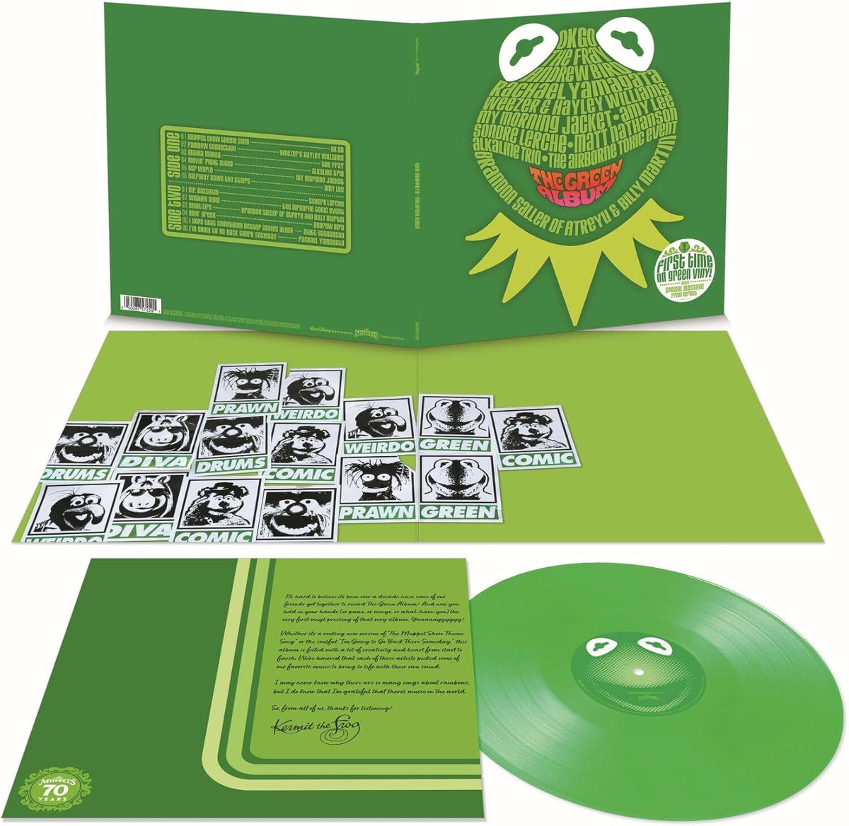 Various Artists - The Muppets: The Green Album - Green 【Vinyl LP 】