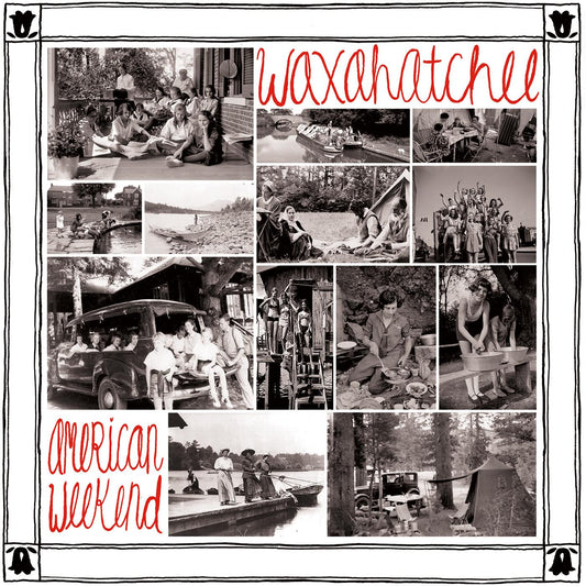 Waxahatche - American Weekend - Red & White Swirl 【Vinyl LP 】