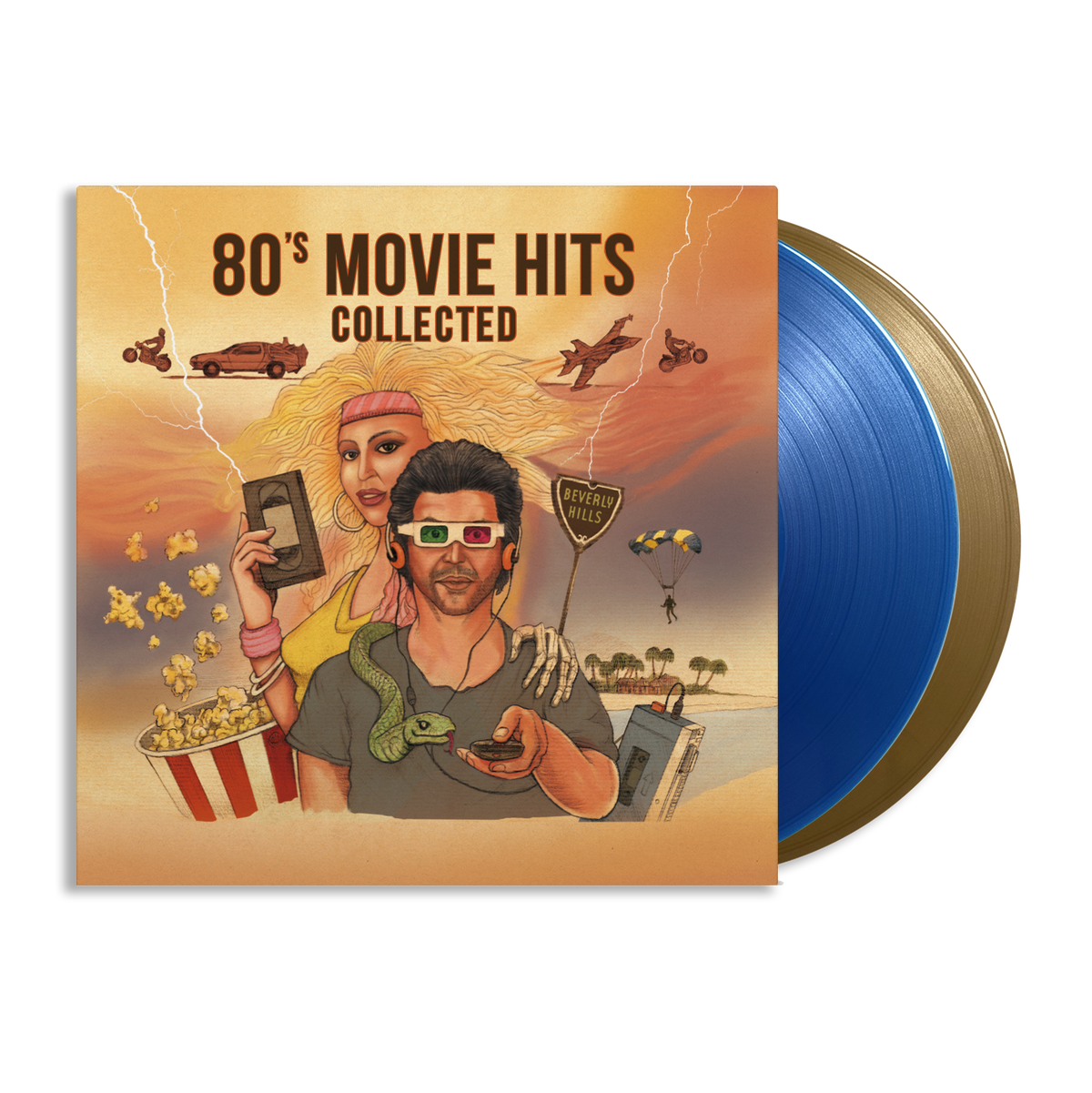 80's Movie Hits Collected: Limited Blue & Gold Vinyl 2LP [ vinyl ]