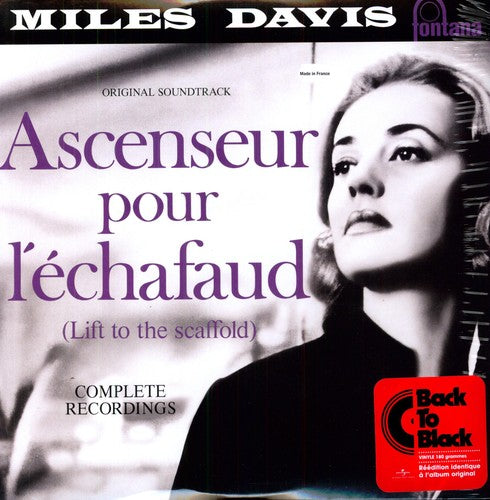 Miles Davis - Ascenseur Pour L'Echafaud (Elevator to the Gallows) LP (Original Soundtrack) (France)