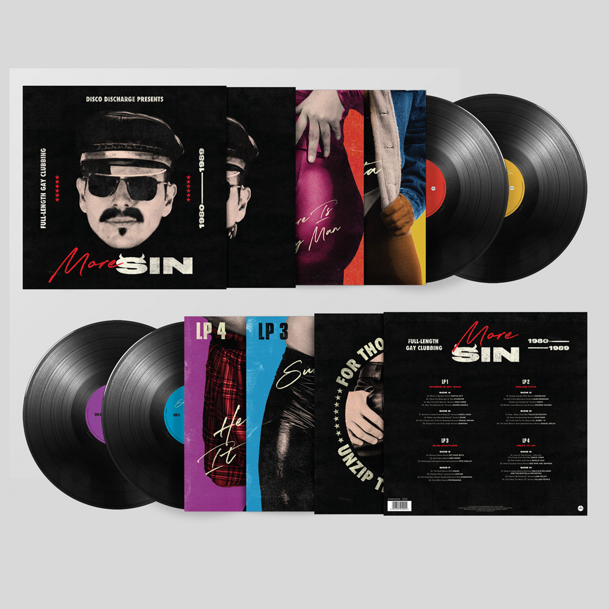 Disco Discharge presents More Sin - Box Of Sin 2: Limited Vinyl 4LP Box Set [ vinyl ]