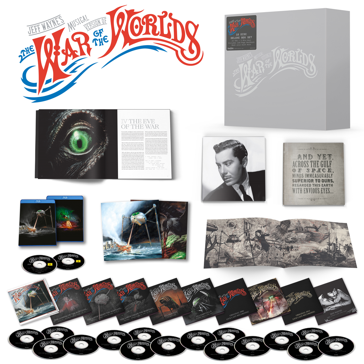 Jeff Wayne's Musical Version of the War of the Worlds (The Deluxe Collectors' Edition): 18 Disc & Book Box Set [ vinyl ]