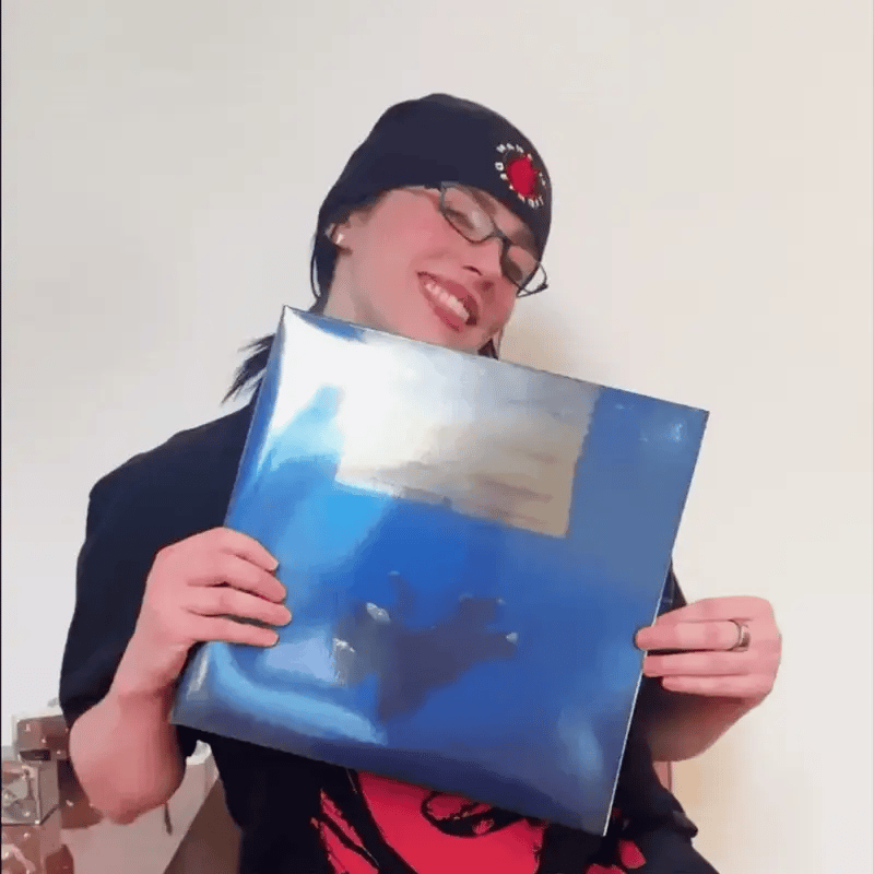 Billie Eilish - Hit Me Hard And Soft - Anniversary Dark Blue & Orange Splatter 【Vinyl LP 】
