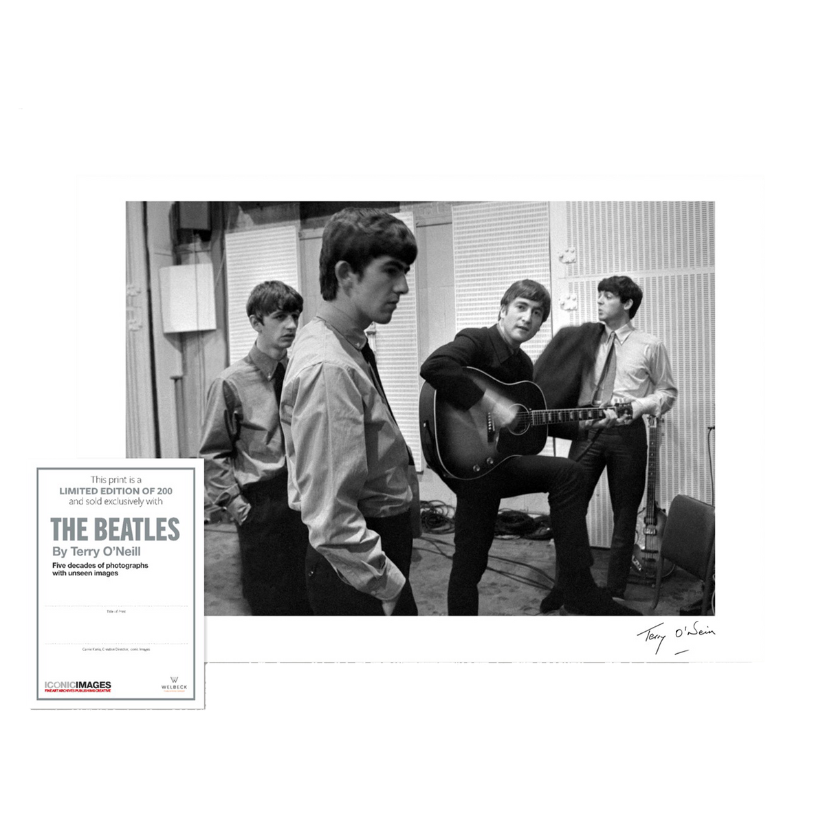 The Beatles by Terry O'Neill - Five Decades of Photographs: Deluxe Edition Hardback Book [ vinyl ]