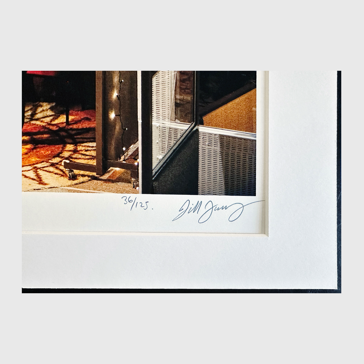 Oasis Liam Fairy Lights Limited Edition Print by Jill Furmanovsky [ vinyl ]