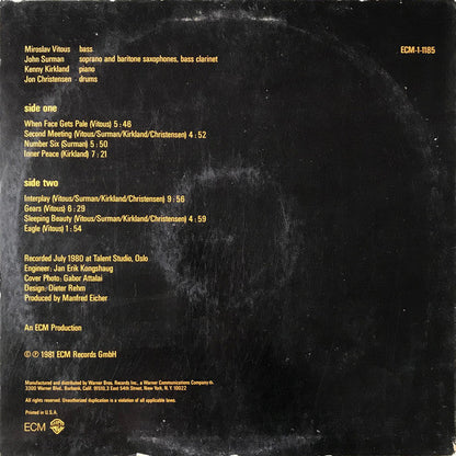 Miroslav Vitous Group - Miroslav Vitous Group (LP) (Mint (M)) USED