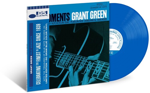 Grant Green - Idle Moments LP (Indie Exclusive, Limited Edition, Blue Colored Vinyl, 180 Gram Vinyl)