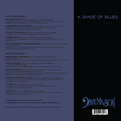 Dave Mason- A Shade of Blues - Blue (Vinyl) [ vinyl ]