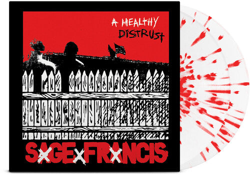 Sage Francis - A Healthy Distrust 2LP (Red & White Splatter Colored Vinyl, Deluxe Edition)