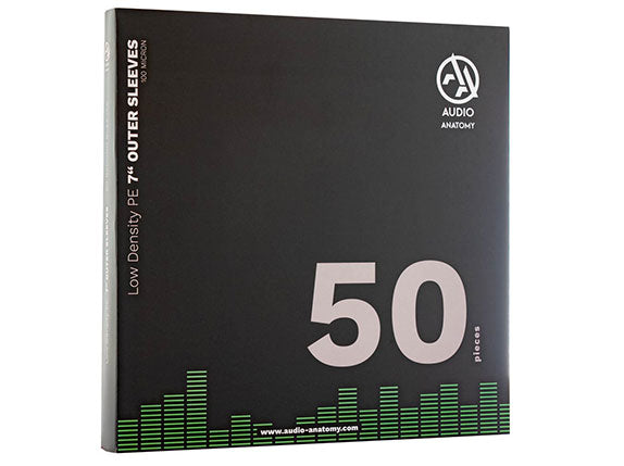 Audio Anatomy - 7" PE Low Density PE Outer Sleeves (50ct)
