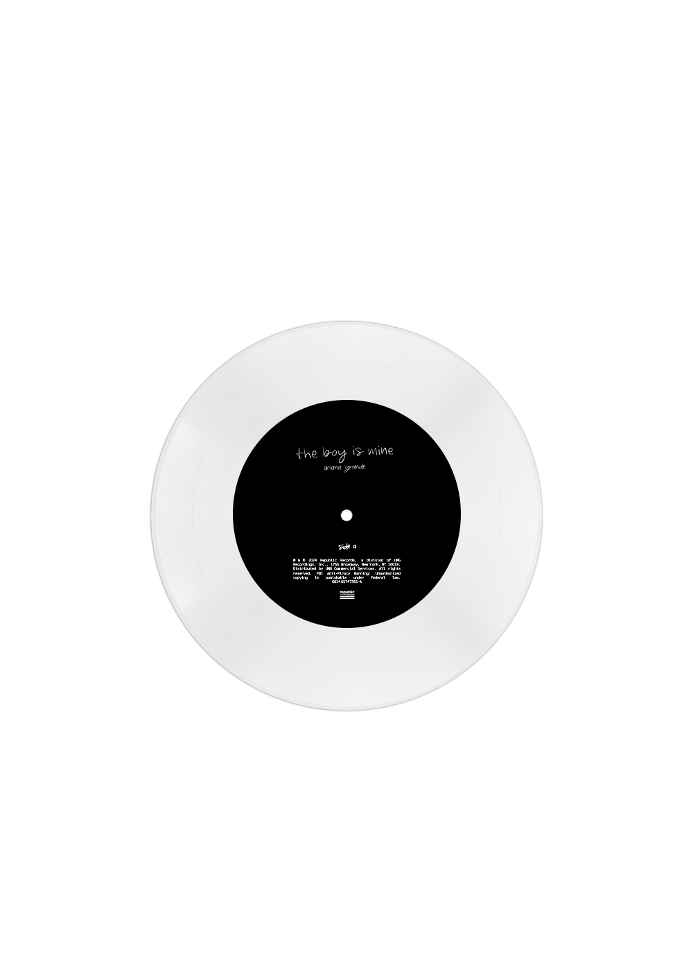 the boy is mine 7" [ vinyl ]