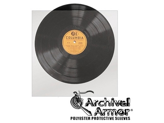 Bags Unlimited 10-Inch 78 RPM Clear No Flap Vinyl Record Jacket (10ct)