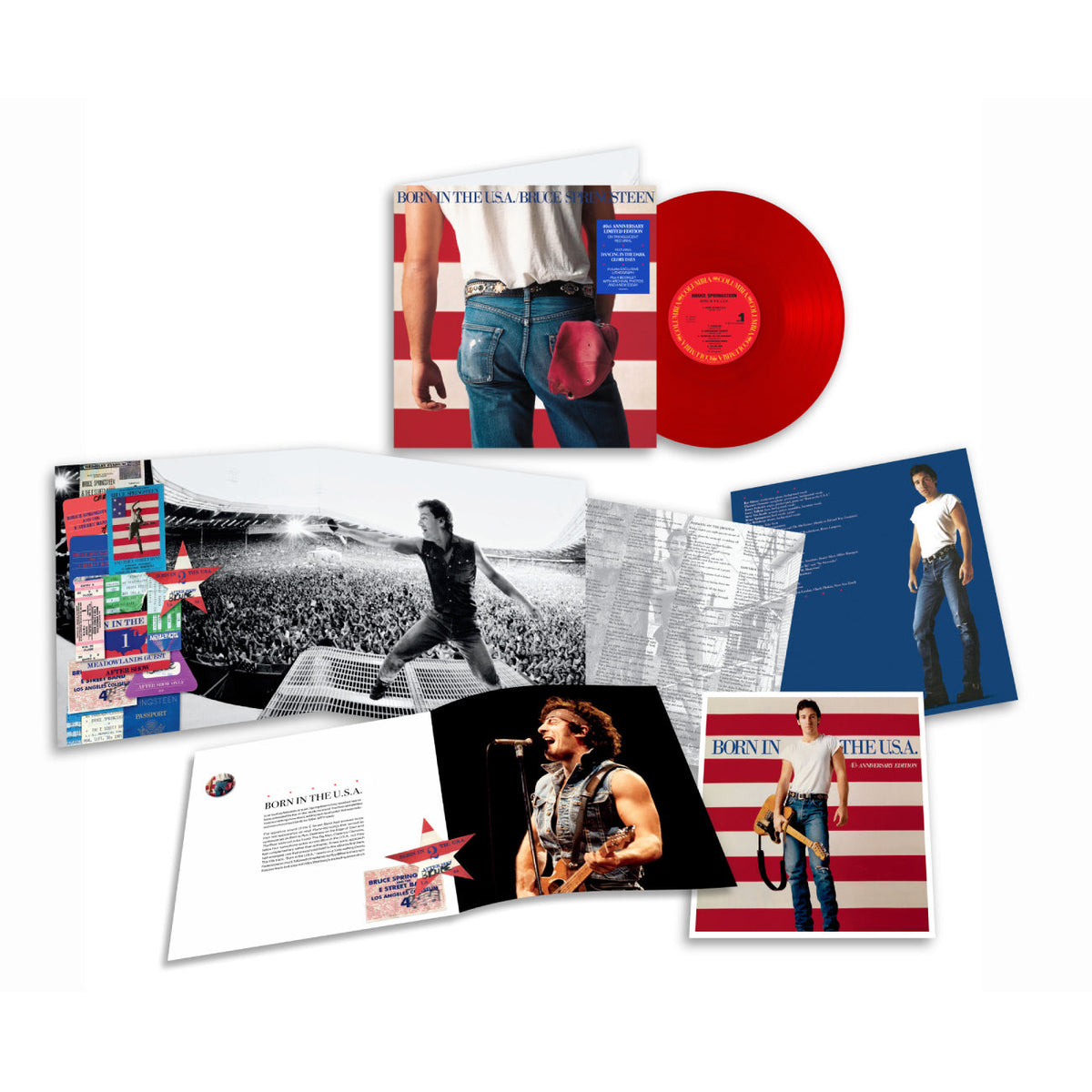 Born in the USA (40th Anniversary Edition): Translucent Red Vinyl LP [ vinyl ]