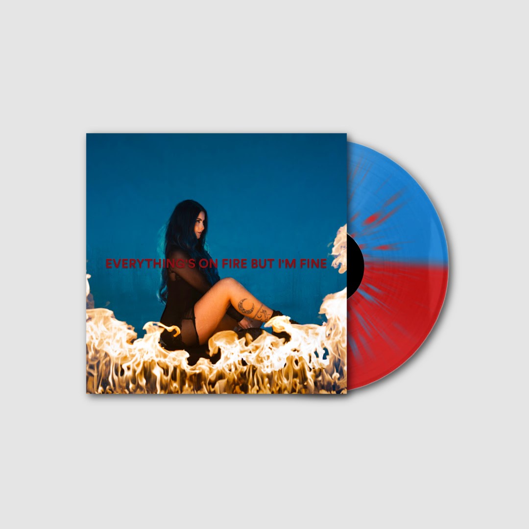 Everything's On Fire But I'm Fine: Limited Blue & Red Split Splatter Vinyl LP [ vinyl ]