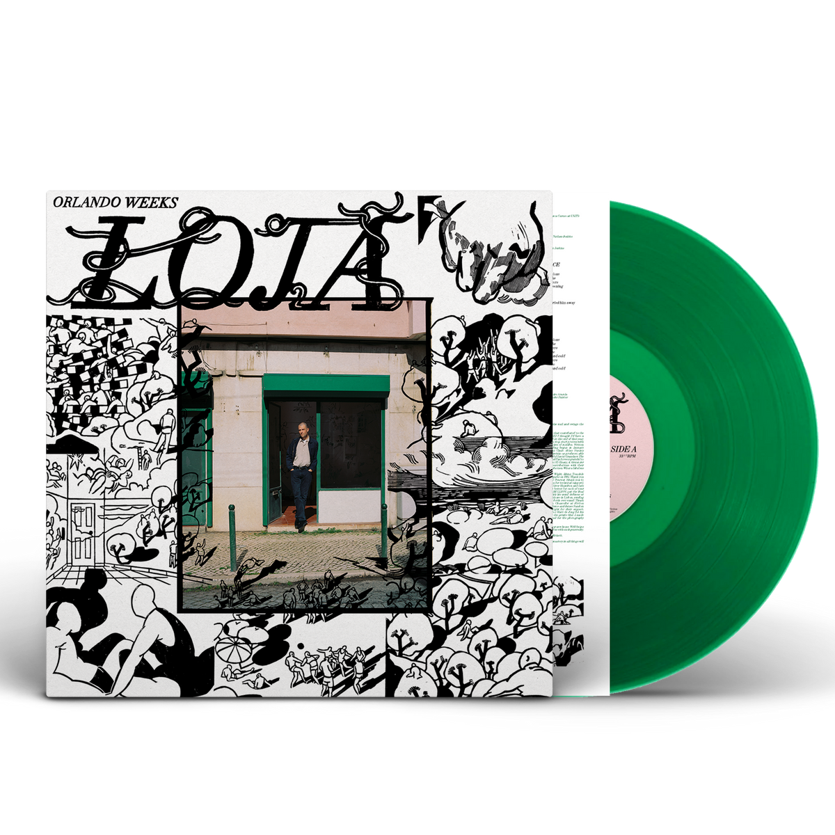 LOJA: Signed Transparent Green LP [ vinyl ]