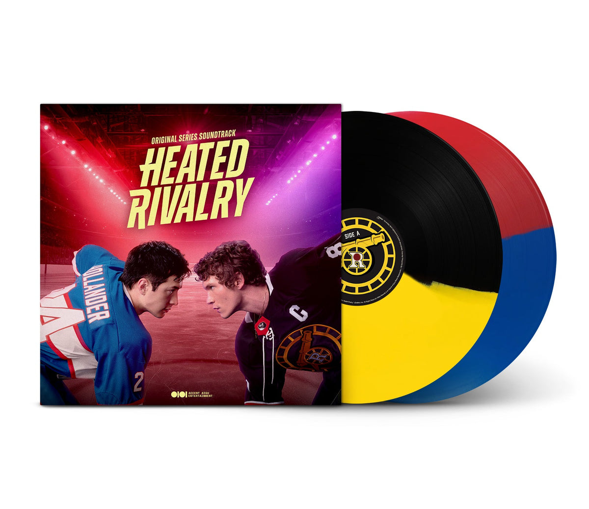 Peter Peter – Heated Rivalry: Montreal Metros Blue-Red & Boston Raiders Black-Yellow Vinyl 2LP [ vinyl ]