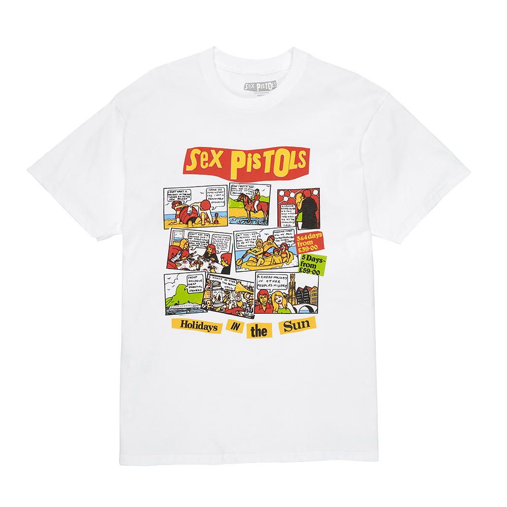 Holidays in the Sun White T-Shirt [ vinyl ]