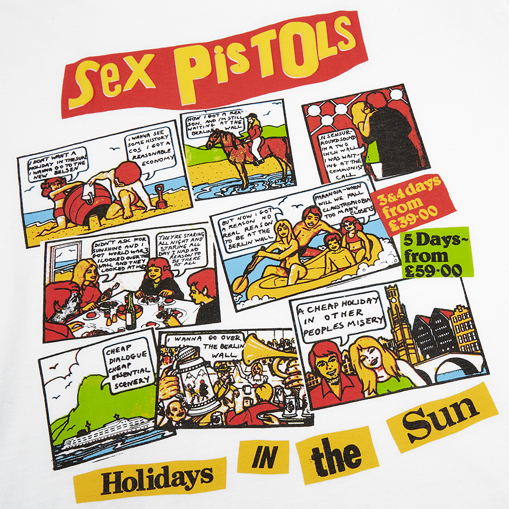 Holidays in the Sun White T-Shirt [ vinyl ]