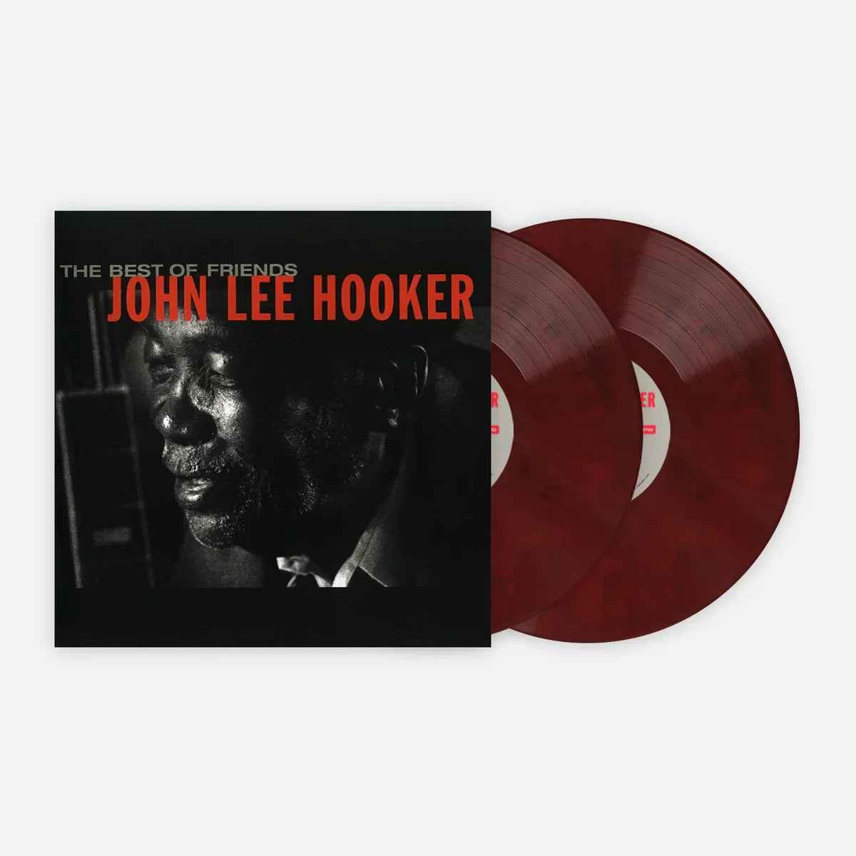 John Lee Hooker- Best Of Friends - Red & Black Marble Colored Vinyl (VMP Pressing) [ vinyl ]