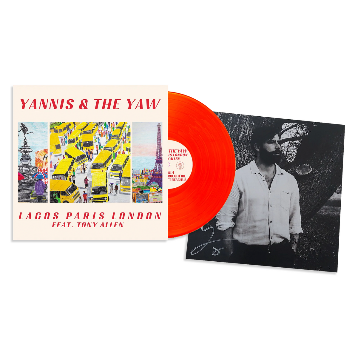 Lagos Paris London: Limited Red Vinyl LP & Signed Print [ vinyl ]