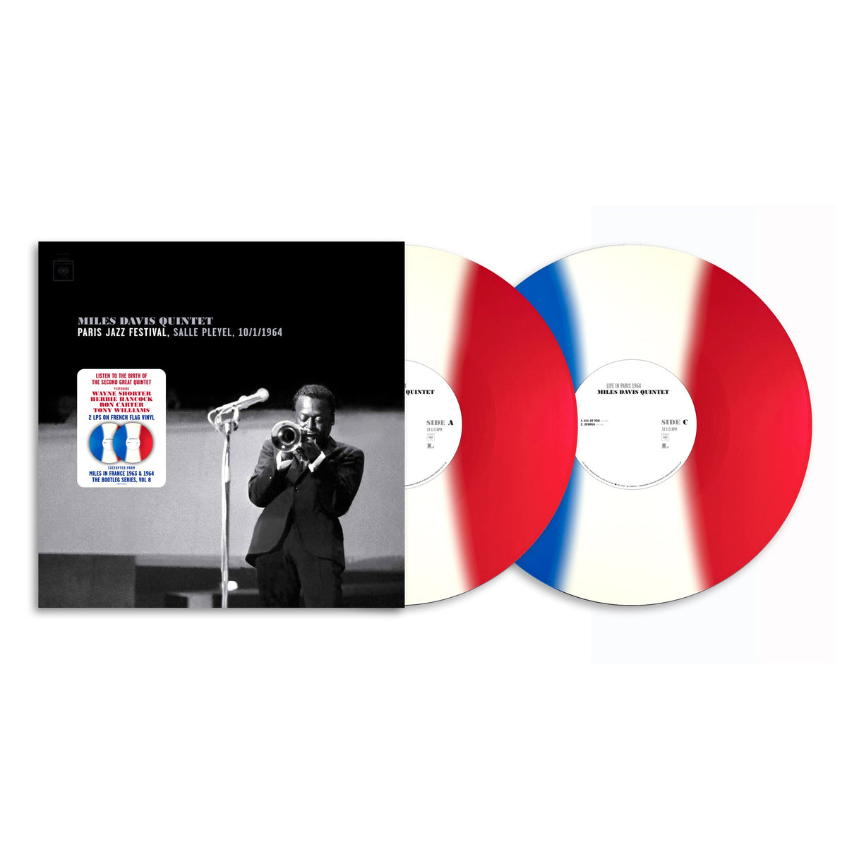 Paris Jazz Festival, Salle Playel (10/1/1964): Limited 'French Flag' Tricolour Vinyl 2LP [ vinyl ]