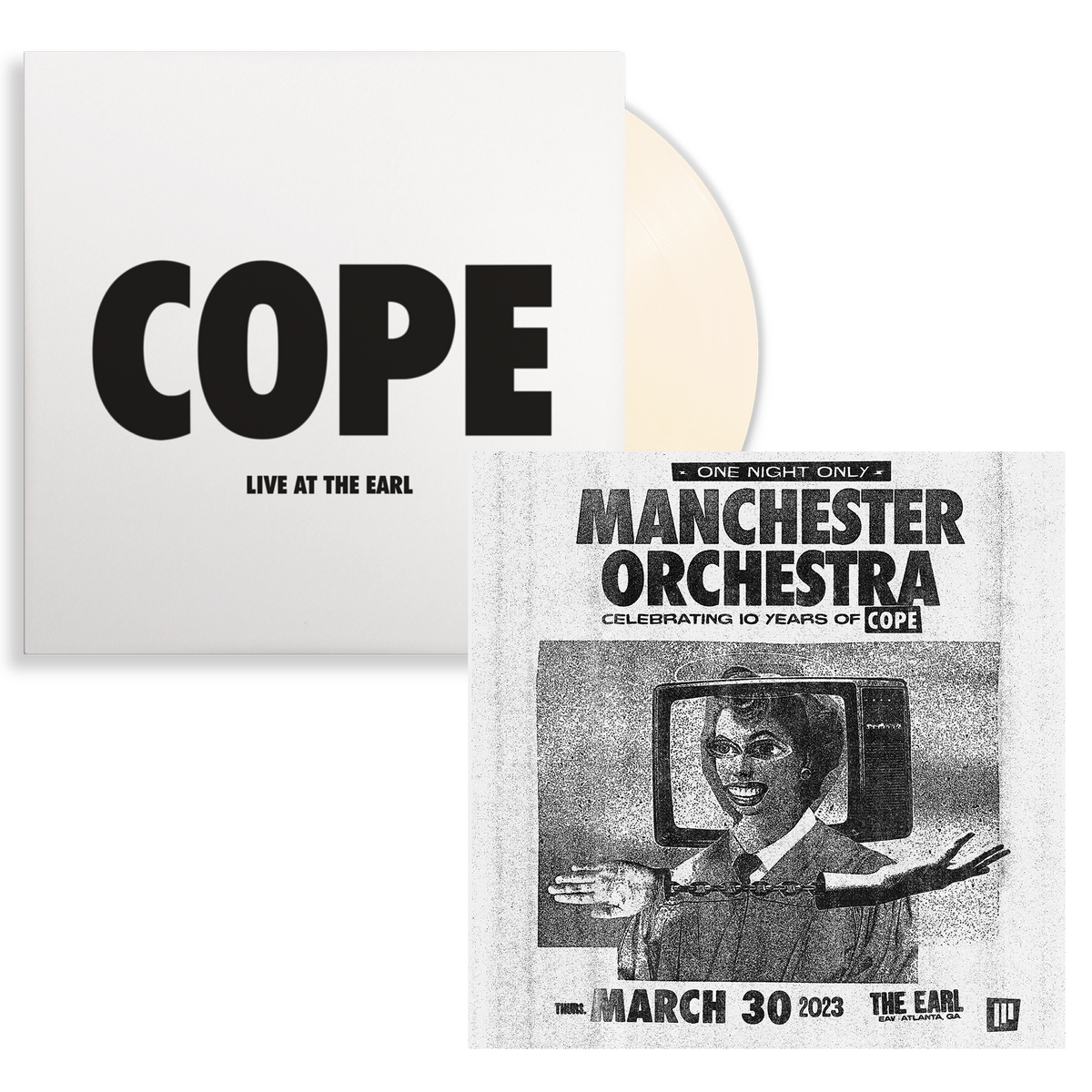 COPE - Live at The Earl: Limited 'Bone' Vinyl LP & Exclusive Print [ vinyl ]