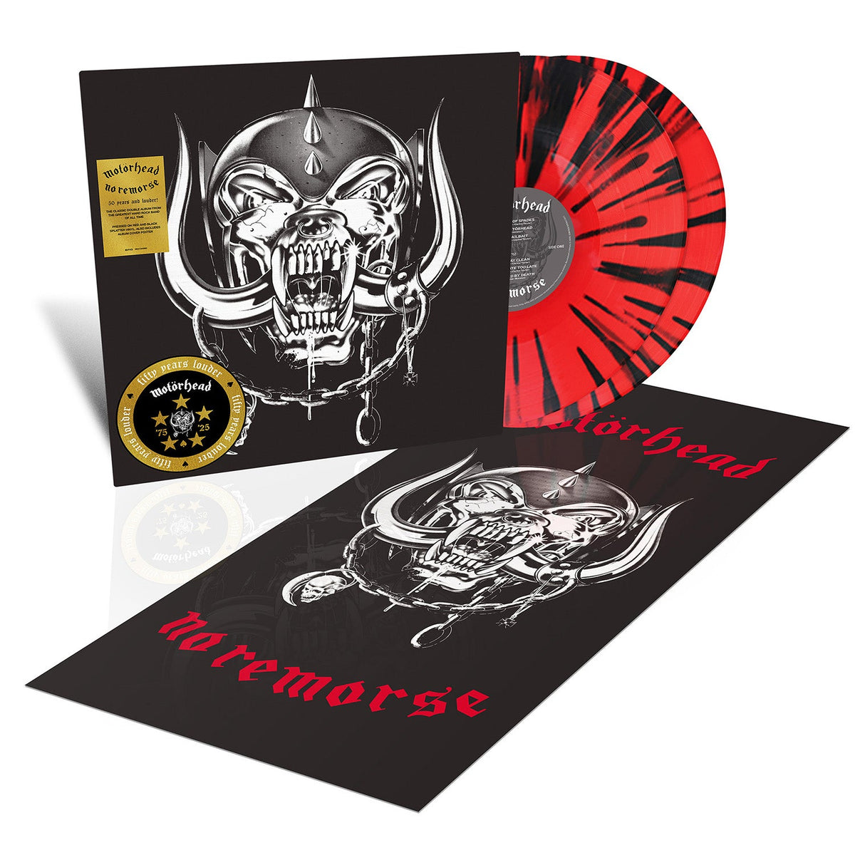 No Remorse (50th Anniversary Edition): Red & Black Splatter Vinyl LP [ vinyl ]