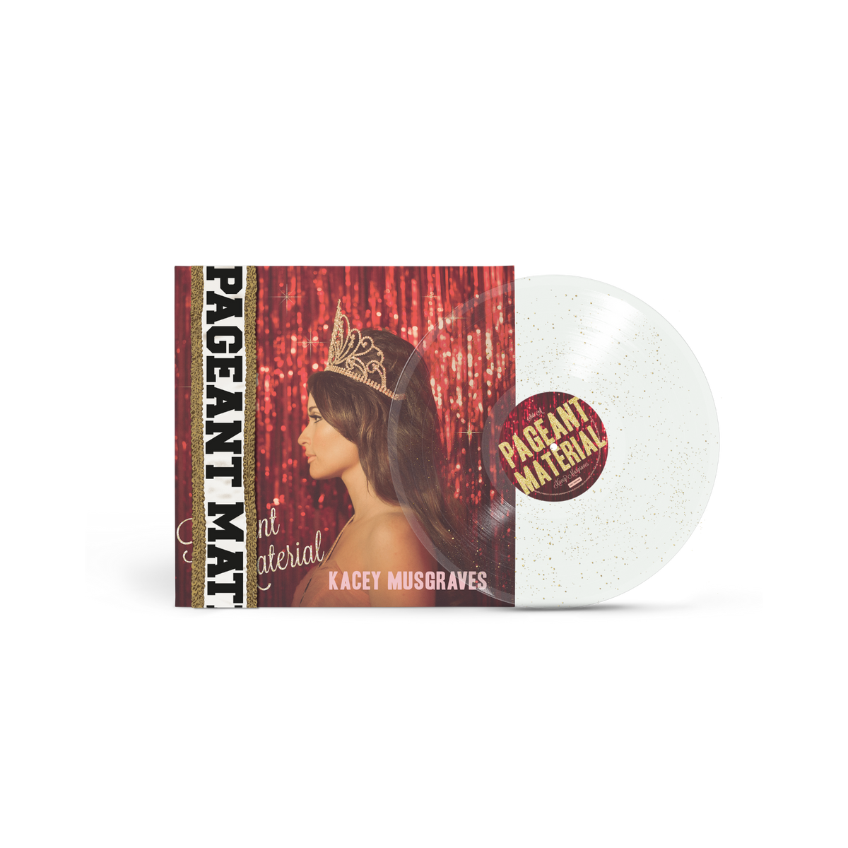Pageant Material 10th Anniversary Gold Glitter Vinyl [ vinyl ]