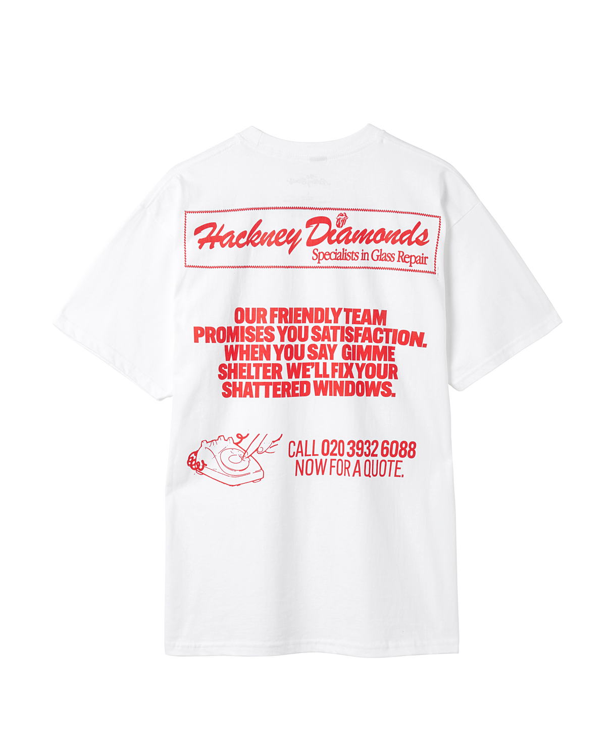 Hackney Diamonds Glass Repair T-Shirt [ vinyl ]