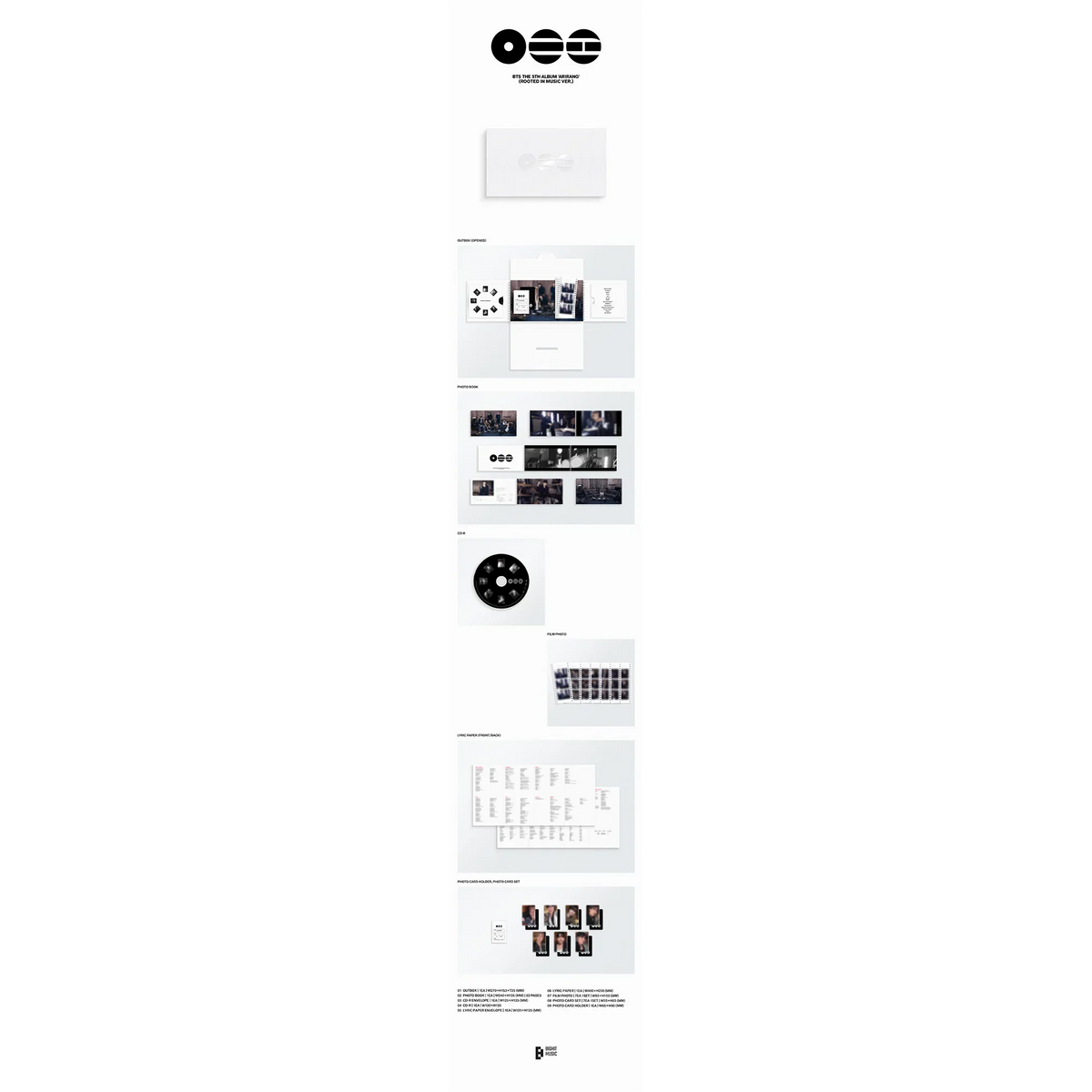 BTS The 5th Album 'ARIRANG' (Rooted in Music Ver.) [ vinyl ]