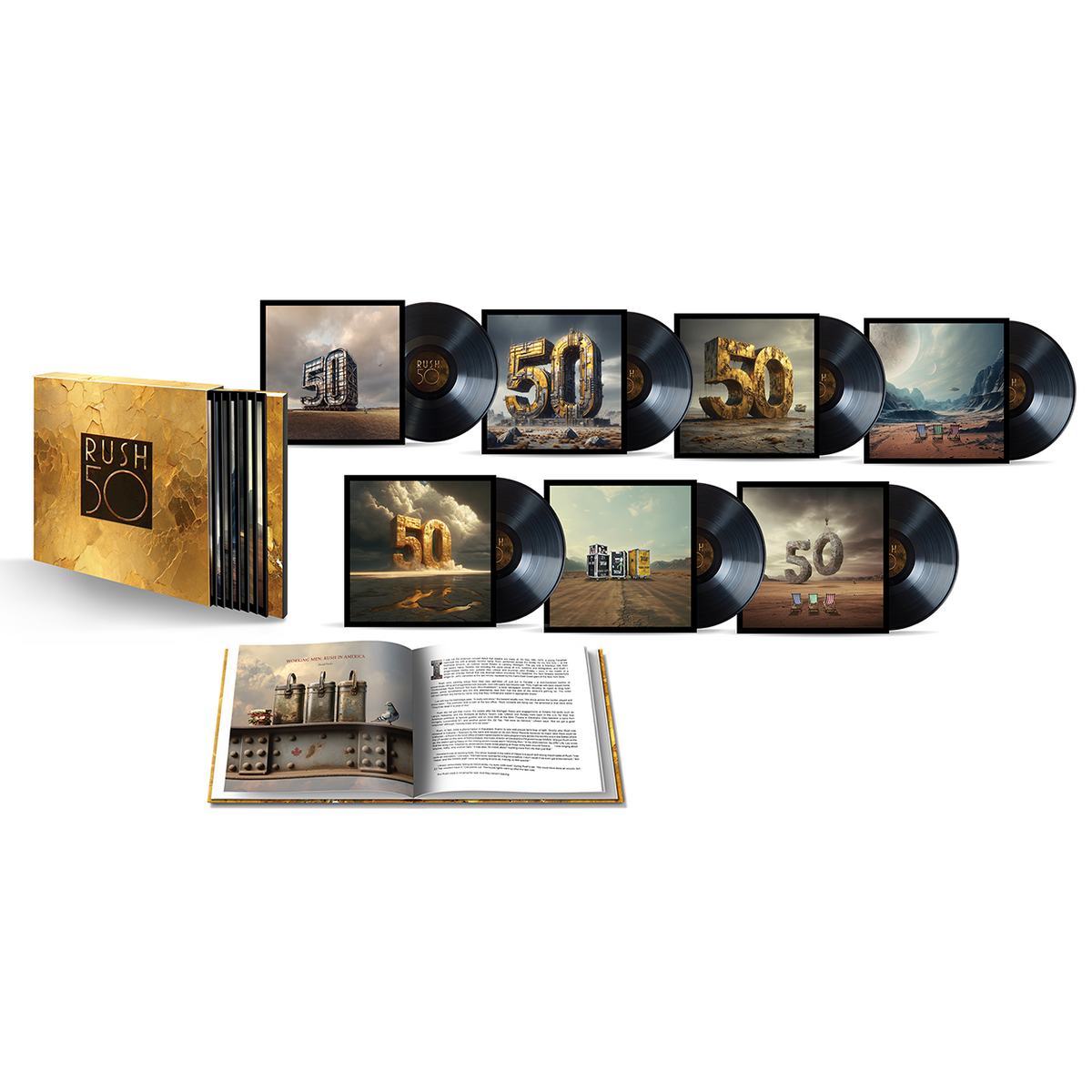 Rush 50: Super Deluxe 7LP + 4CD Boxset [ vinyl ]