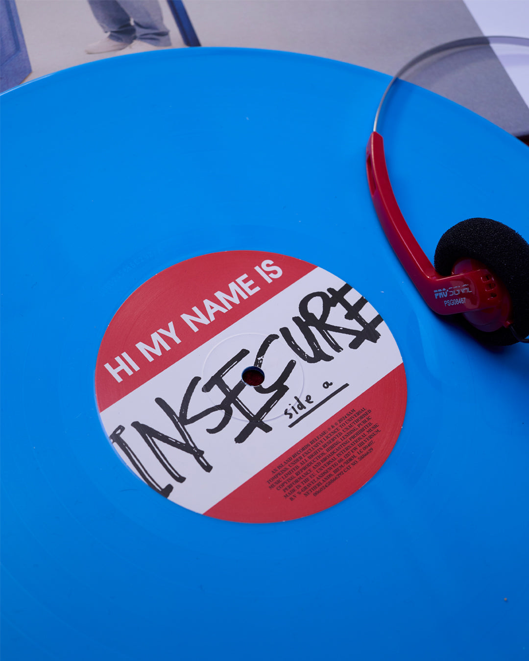 hi, my name is insecure - light blue vinyl [ vinyl ]