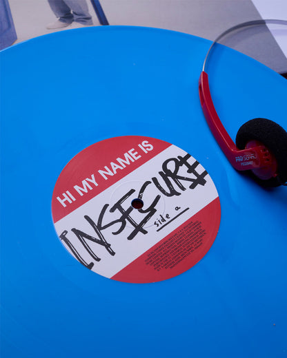 hi, my name is insecure - light blue vinyl [ vinyl ]