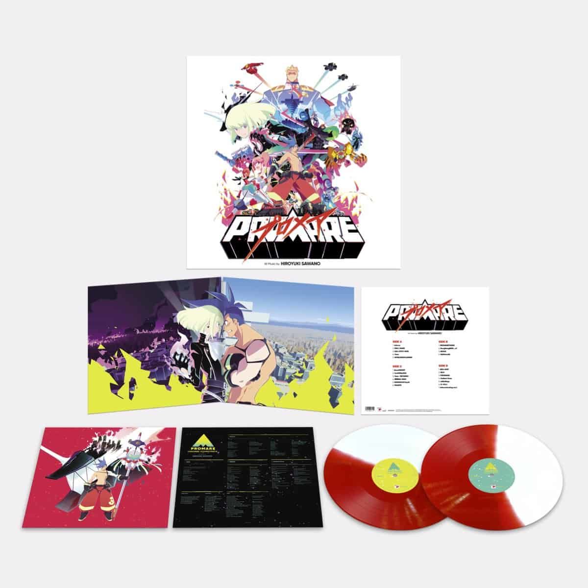 Promare (OST): Limited Red + White Split Vinyl 2LP [ vinyl ]