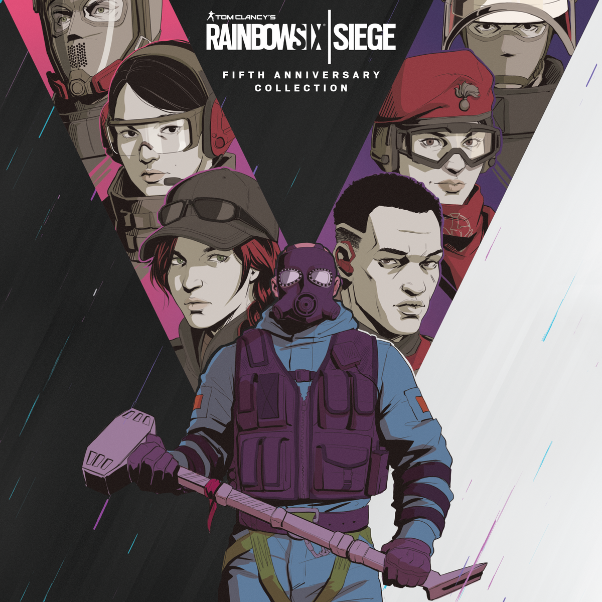 Rainbow 6 Siege: Fifth Anniversary Collection Black + White Vinyl 2LP [ vinyl ]