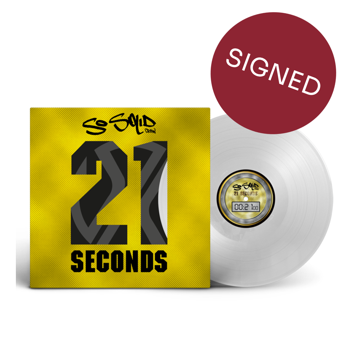 21 Seconds: Exclusive Signed Ultra Clear 12" Vinyl [ vinyl ]