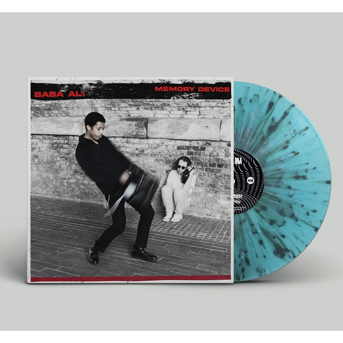 Memory Device: Signed Turquoise and Black Splatter Vinyl LP [ vinyl ]