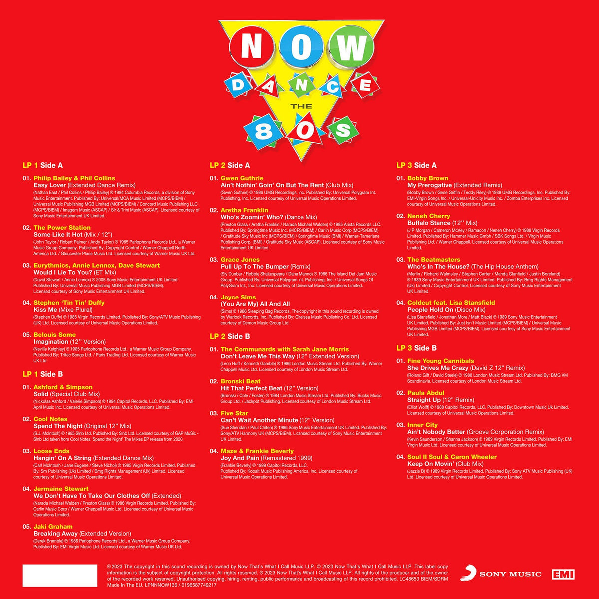 NOW Dance - The 80s (3LP) [ vinyl ]