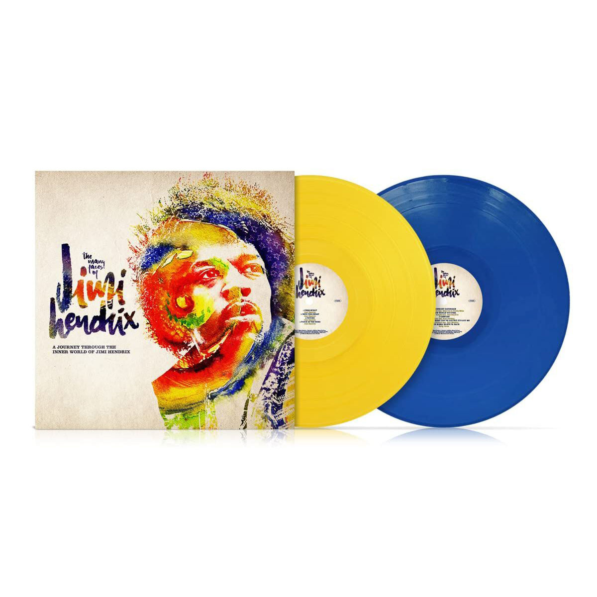 Many Faces Of Jimi Hendrix: Limited Edition Gatefold Blue & Yellow Vinyl 2LP [ vinyl ]