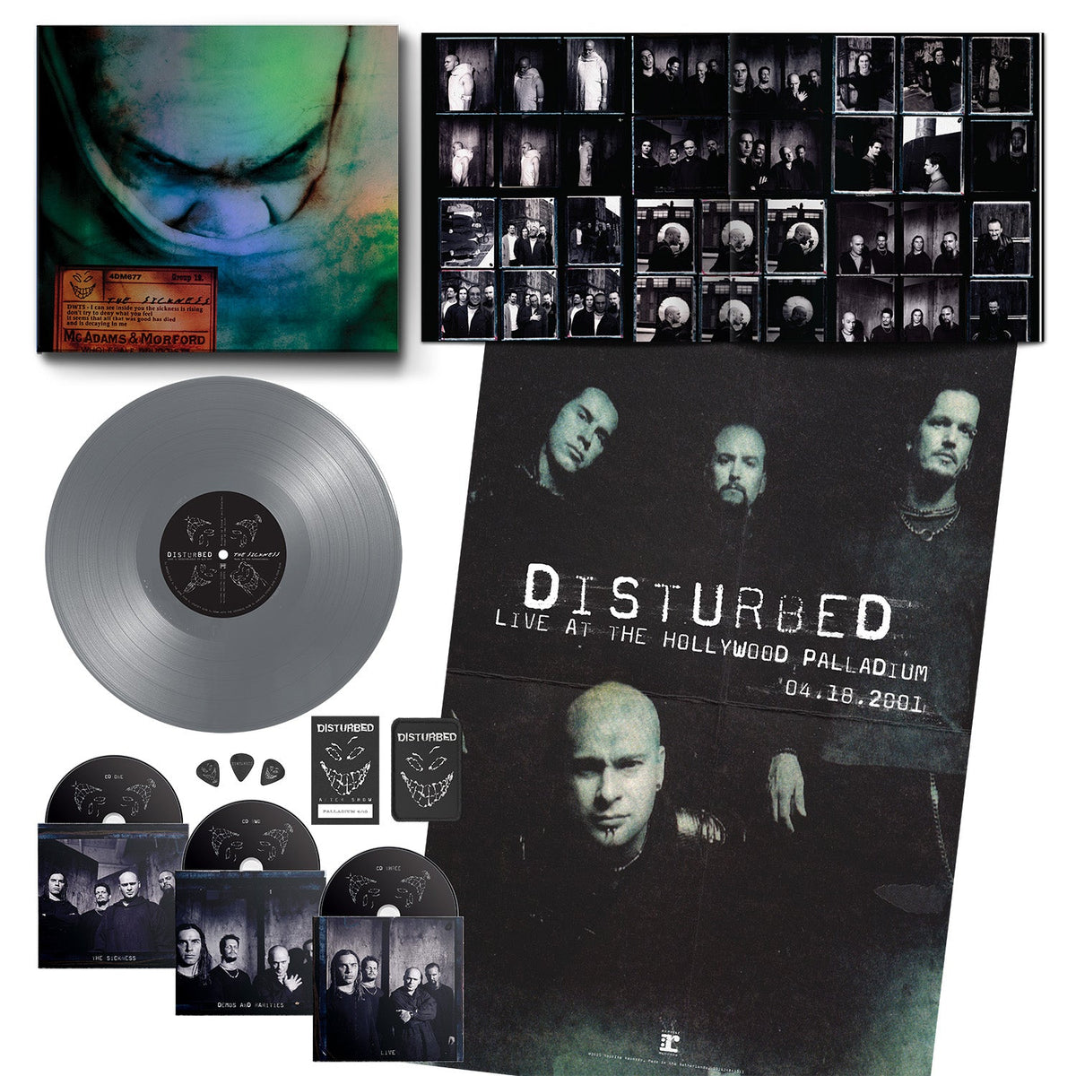 THE SICKNESS 25th ANNIVERSARY EDITION: 1LP SILVER VINYL//3CD BOX [ vinyl ]