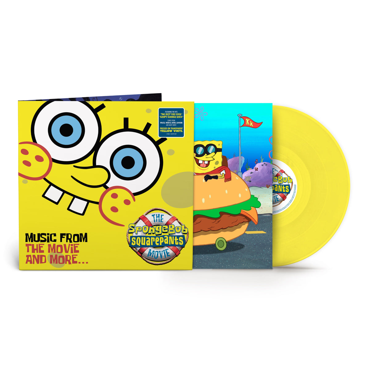 The Sponge Bob Squarepants Movie - Music From The Movie & More Yellow Vinyl LP [ vinyl ]