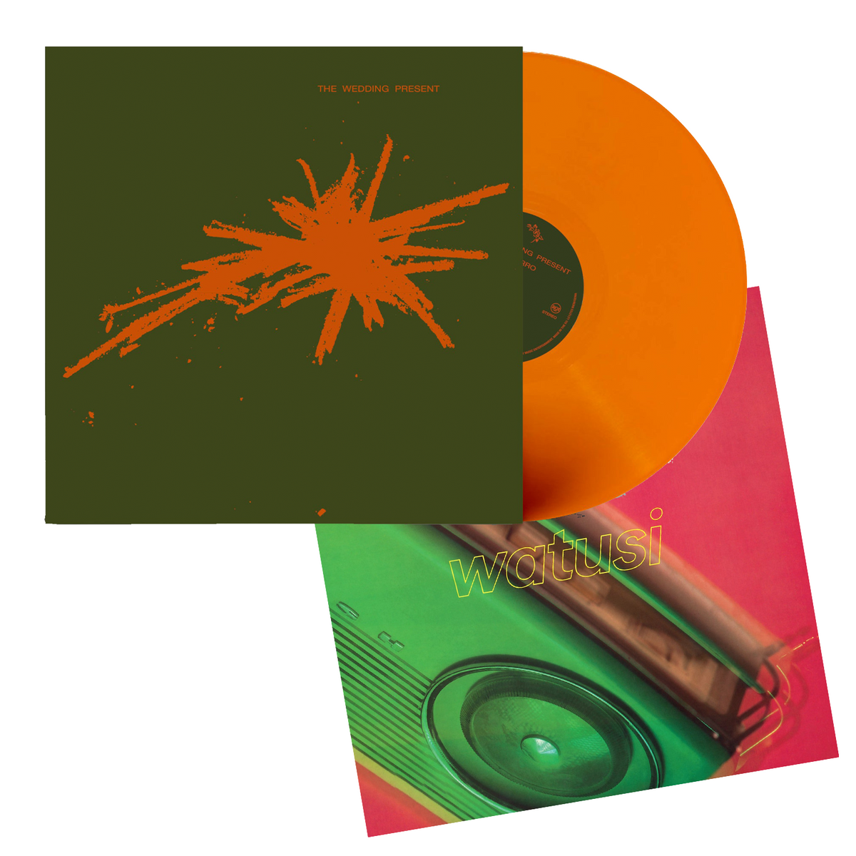 Bizarro: Limited Orange Bio Vinyl LP & Watusi Print Signed By David Gedge [ vinyl ]
