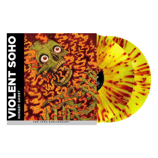 Violent Soho – Hungry Ghost - 10th Anniversary Translucent Yellow with Orange and Red Splatter 【Vinyl LP 】