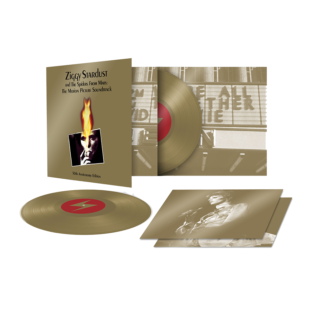 Ziggy Stardust & The Spiders From Mars - The Motion Picture Soundtrack: Limited 50th Anniversary Gold Vinyl 2LP [ vinyl ]