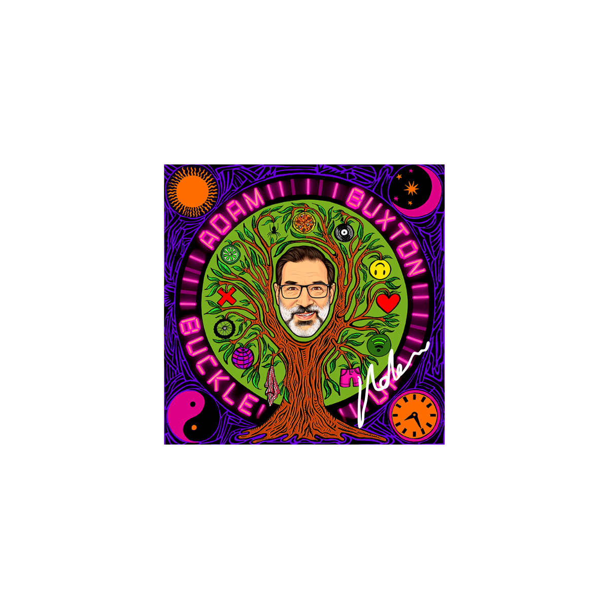 Adam Buxton - Signed Art Card [ vinyl ]