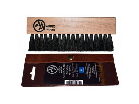 Audio Anatomy - Oak Wood Brush w/ Antistatic Goat and Nylon Fibers